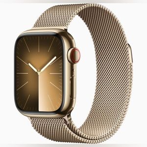 Gold Stainless steel Apple Watch Series 8 GPS/Cellular 41 mm